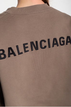 Balenciaga sweatshirt cheap brown